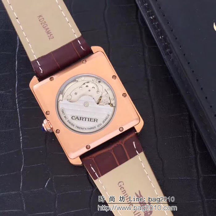 CARTIER卡地亞 熱賣精品 全自動機械 男士腕表 WSS2460